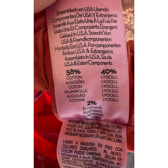 Mother Pants Womens 31 Hot Coral Springy High Rise Ankle Utility Casual Pockets - Picture 7 of 14